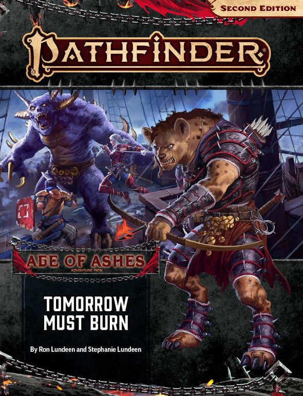 Pathfinder 2nd Edition - Adventure Path - #147 Tomorrow Must Burn (Age of Ashes 3 of 6) available at 401 Games Canada