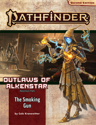 Pathfinder 2nd Edition - Adventure Path - #180 The Smoking Gun (Outlaws of Alkenstar 3 of 3) available at 401 Games Canada