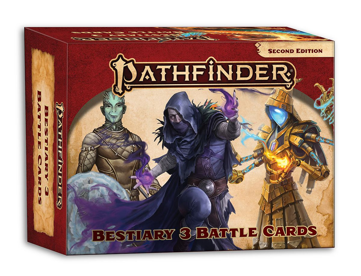 401 Games Canada - Pathfinder 2e - Bestiary 3 Battle Cards (CLEARANCE)