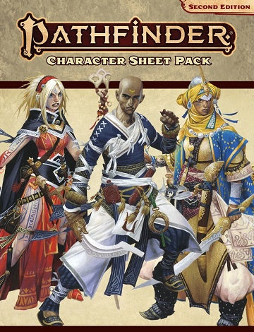 Pathfinder 2nd Edition - Character Sheet Pack available at 401 Games Canada