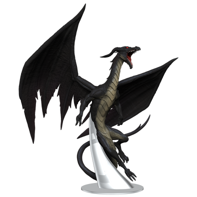 Pathfinder Battles - Adult Umbral Dragon Figure available at 401 Games Canada