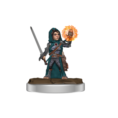 Pathfinder Battles Premium Minis - Female Halfling Cleric available at 401 Games Canada