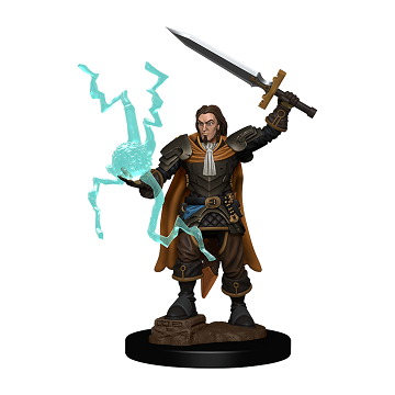 Pathfinder Battles Premium Minis - Human Male Cleric available at 401 Games Canada