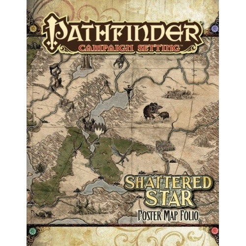 Pathfinder - Campaign Setting - Shattered Star Poster Map Folio-RPG-401 Games