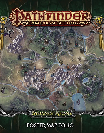 Pathfinder - Campaign Setting - Strange Aeons Poster Map Folio (CLEARANCE) available at 401 Games Canada