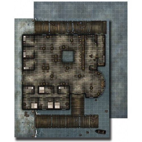 Pathfinder - Flip Map - Waterfront Tavern-RPG-401 Games
