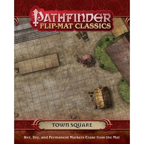 Pathfinder - Flip Mat - Classics: Town Square available at 401 Games Canada