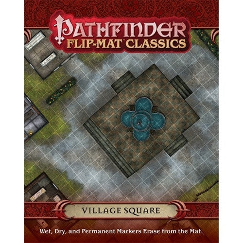Pathfinder - Flip Mat - Classics: Village Square available at 401 Games Canada