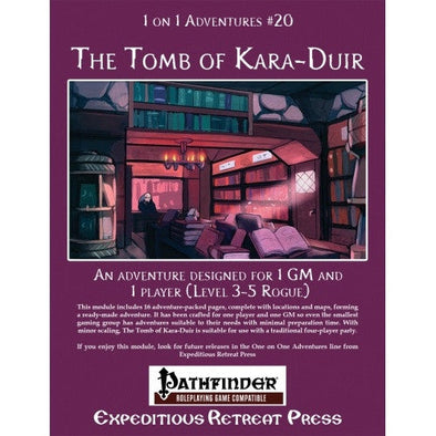 Pathfinder - Module - 1 on 1 Adventures: #20 The Tomb of Kara-Duir (CLEARANCE) available at 401 Games Canada