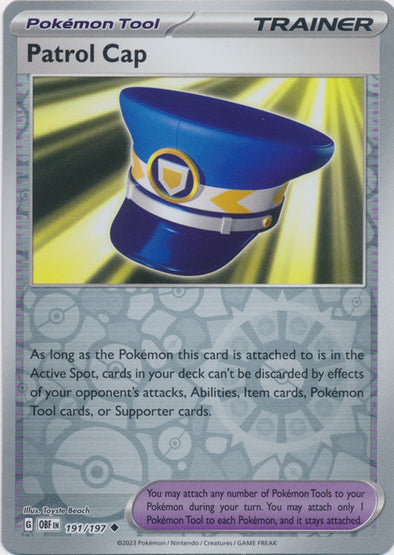 Patrol Cap - 191/197 - Uncommon - Reverse Holo available at 401 Games Canada