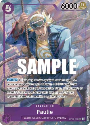 Paulie (Alternate Art) - OP03-066 - Super Rare available at 401 Games Canada