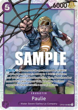 Paulie - OP03-066 - Super Rare available at 401 Games Canada