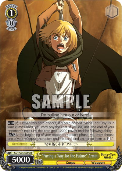 "Paving a Way for the Future" Armin - AOT/S35-E006 - Rare available at 401 Games Canada