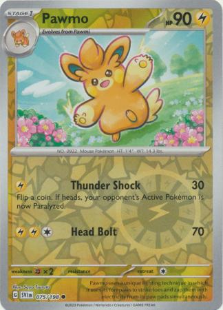 Pawmo - 075/198 - Common - Reverse Holo available at 401 Games Canada