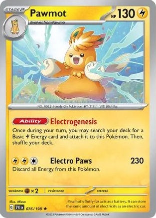 Pawmot - 076/198 - Rare - Theme Deck Exclusive available at 401 Games Canada