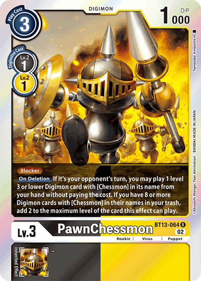 PawnChessmon - BT13-064 - Rare available at 401 Games Canada