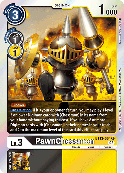 PawnChessmon - BT13-064 - Rare available at 401 Games Canada