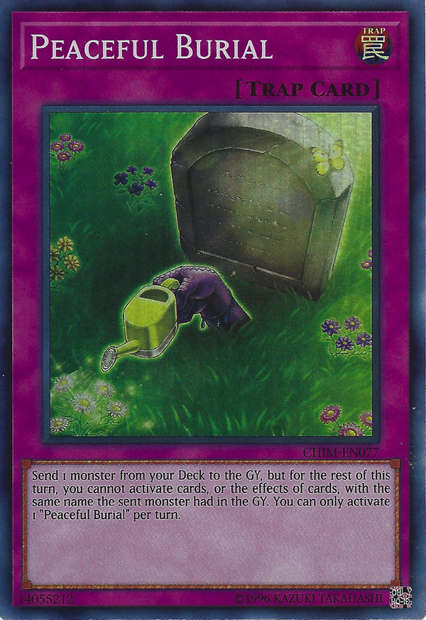 Peaceful Burial - CHIM-EN077 - Super Rare - Unlimited available at 401 Games Canada