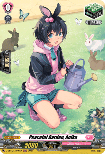 Peaceful Garden, Anika - D-LBT01/H46 - Holo Rare available at 401 Games Canada