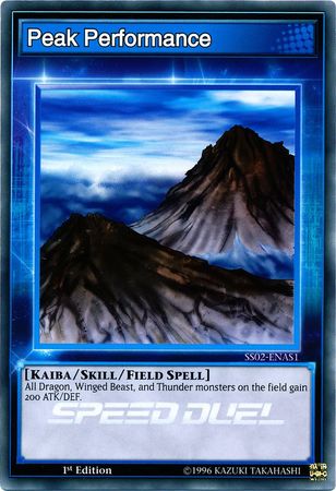 Peak Performance - SS02-ENAS1 - Common - 1st Edition (Skill Card) available at 401 Games Canada