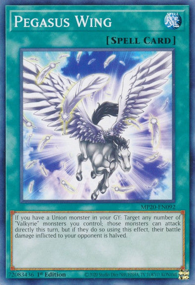 Pegasus Wing - MP20-EN092 - Common - 1st Edition available at 401 Games Canada