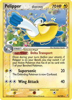 Pelipper - 26/100 - Rare available at 401 Games Canada