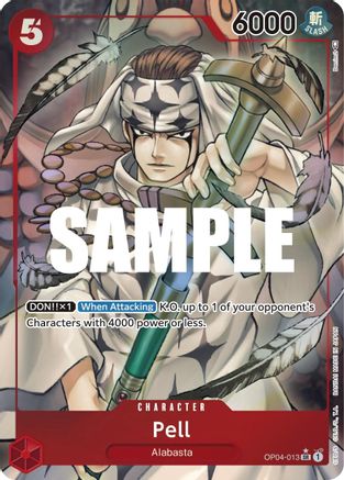 Pell (Alternate Art) - OP04-013 - Super Rare available at 401 Games Canada