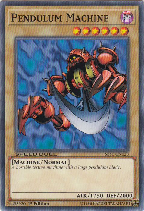 Pendulum Machine - SBSC-EN023 - Common - 1st Edition available at 401 Games Canada