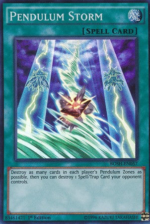 Pendulum Storm - BOSH-EN057 - Super Rare - 1st Edition available at 401 Games Canada