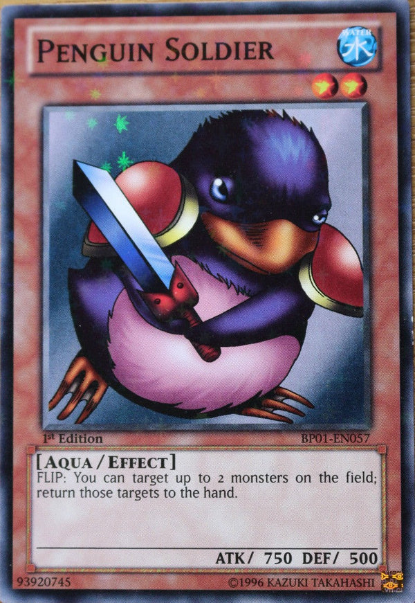 Penguin Soldier - BP01-EN057 - Starfoil Rare - 1st Edition available at 401 Games Canada