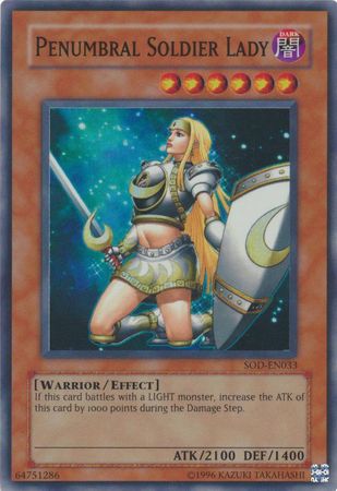 Penumbral Soldier Lady - SOD-EN033 - Super Rare - Unlimited available at 401 Games Canada