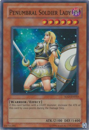 Penumbral Soldier Lady - SOD-EN033 - Super Rare - Unlimited available at 401 Games Canada