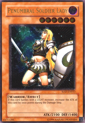 Penumbral Soldier Lady - SOD-EN033 - Ultimate Rare - Unlimited available at 401 Games Canada