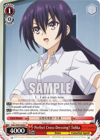 Perfect Cross-Dressing? Tohka - DAL/W99-E066 - Common available at 401 Games Canada