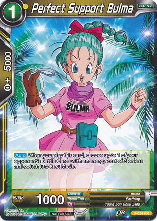 Perfect Support Bulma - P-034 - Promo (Non-Foil) available at 401 Games Canada