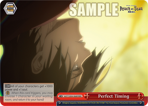 Perfect Timing - AOT/SX04-E066R - Triple Rare available at 401 Games Canada