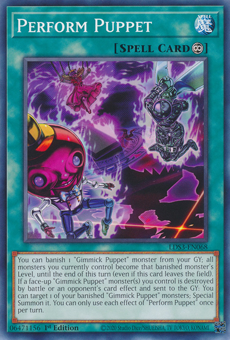 Perform Puppet - LDS3-EN068 - Common - 1st Edition available at 401 Games Canada