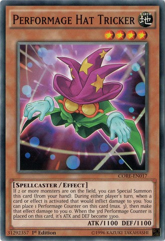 Performage Hat Tricker - CORE-EN017 - Common - 1st Edition available at 401 Games Canada