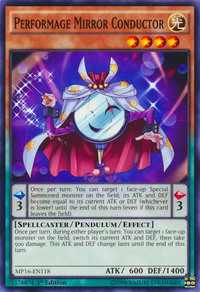 Performage Mirror Conductor - MP16-EN118 - Common - 1st Edition available at 401 Games Canada