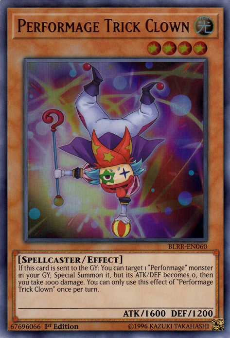 Performage Trick Clown - BLRR-EN060 - Ultra Rare - 1st Edition available at 401 Games Canada