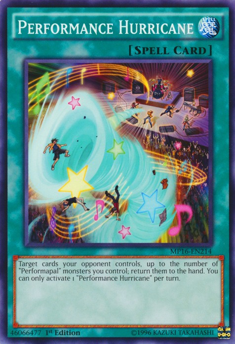 Performance Hurricane - MP16-EN214 - Common - 1st Edition available at 401 Games Canada