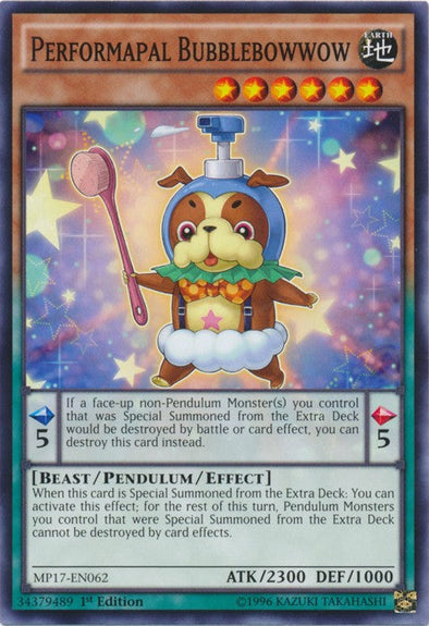 Performapal Bubblebowwow - MP17-EN062 - Common - 1st Edition available at 401 Games Canada