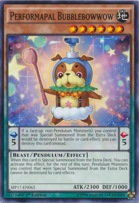 Performapal Bubblebowwow - MP17-EN062 - Common - 1st Edition available at 401 Games Canada