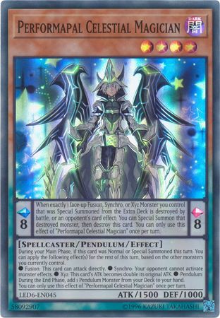 Performapal Celestial Magician - LED6-EN045 - Super Rare - Unlimited available at 401 Games Canada