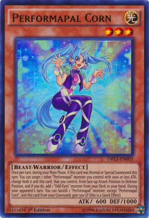 Performapal Corn - DRL3-EN003 - Ultra Rare - 1st Edition available at 401 Games Canada