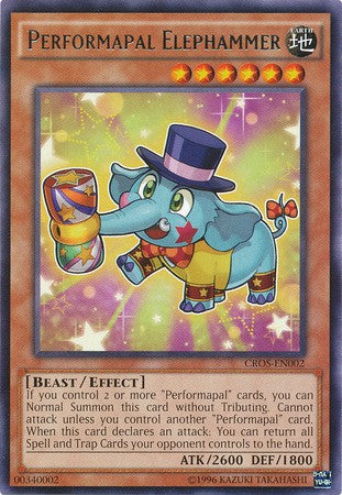 Performapal Elephammer - CROS-EN002 - Rare - Unlimited available at 401 Games Canada