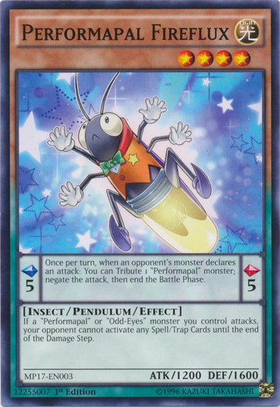 Performapal Fireflux - MP17-EN003 - Common - 1st Edition available at 401 Games Canada