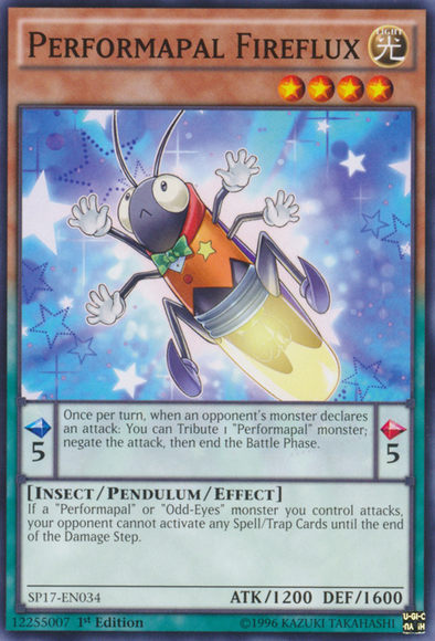 Performapal Fireflux - SP17-EN034 - Common - 1st Edition available at 401 Games Canada