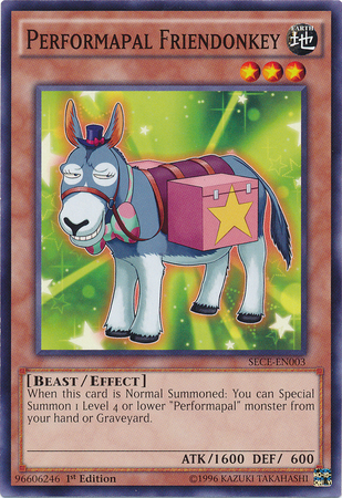 Performapal Friendonkey - SECE-EN003 - Common - 1st Edition available at 401 Games Canada