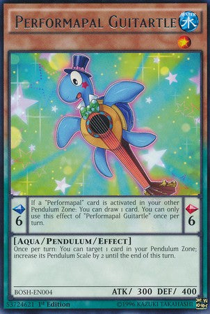 Performapal Guitartle - BOSH-EN004 - Rare - 1st Edition available at 401 Games Canada